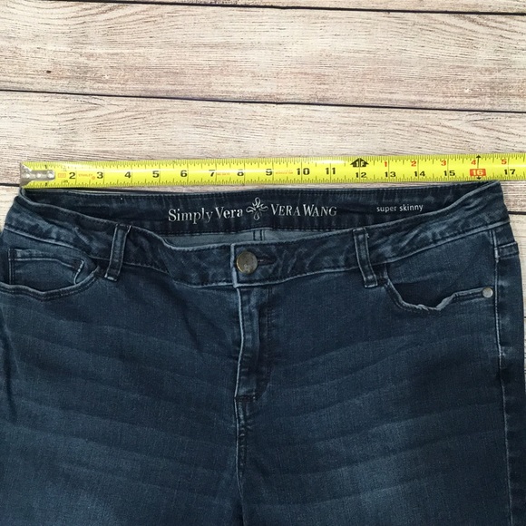 Simply Vera dark wash skinny jeans - Picture 5 of 6